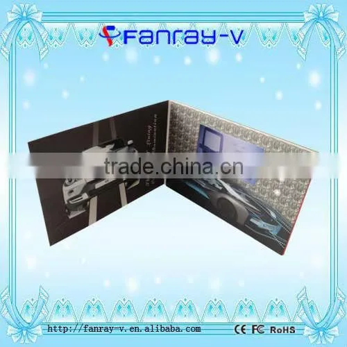 New Arrival!! 4.3" electronic card,thin video player card,card with video
