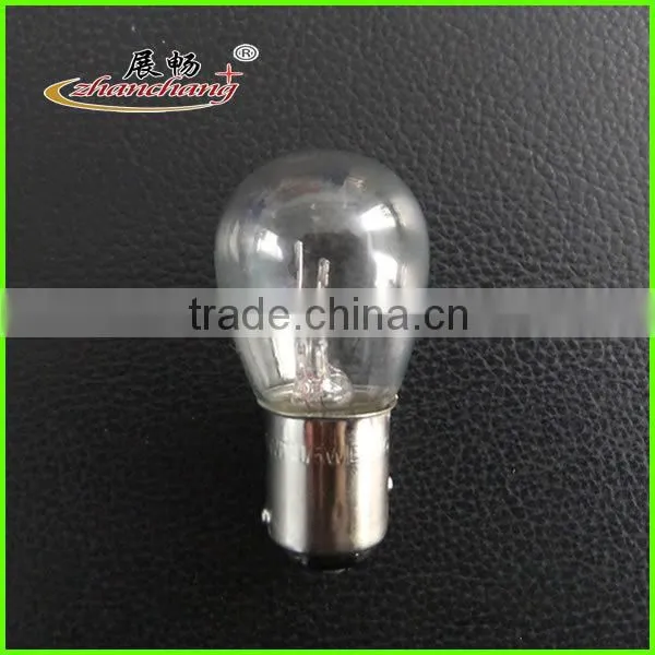 Auto miniature bulbs S25 BA15S turn light Clear