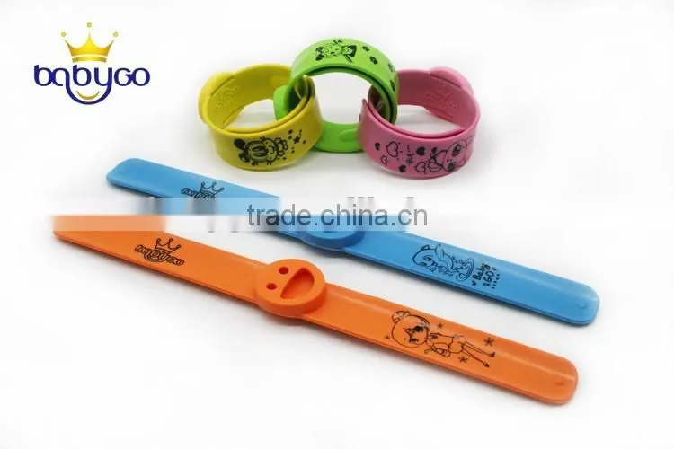 Cartoon baby slap bracelet repel mosquito band