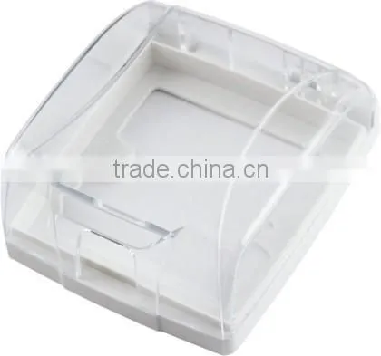 2015 Wholesaler Luxury Wallpad for Wall Switch Socket Outlet 86 Type Transparent Waterproof Electrical Plastic Box Enclosures
