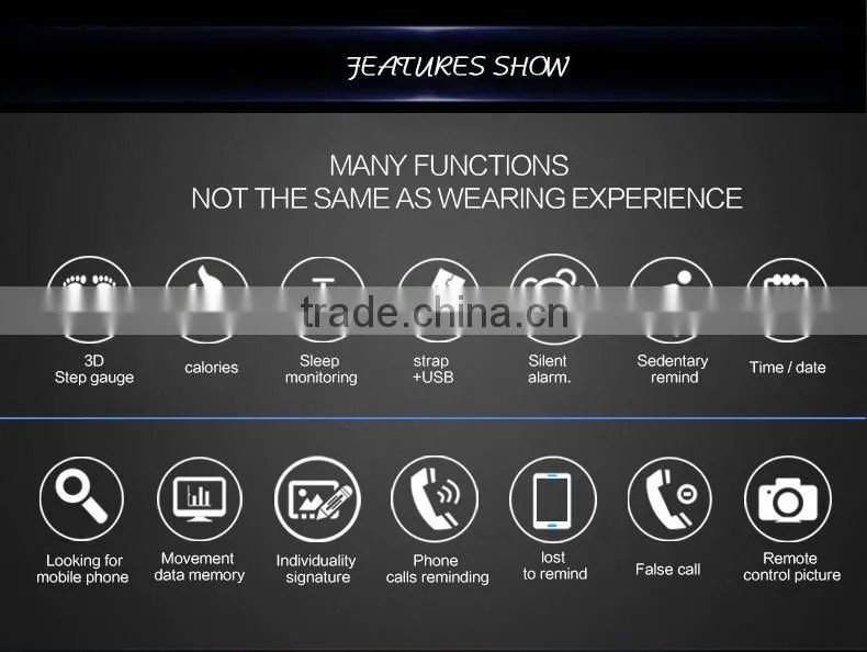 waterproof bluetooth bracelet/Bluetooth Smart wristband 2016 for Android