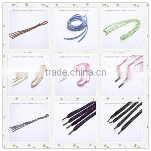 New Product Black Waxed Shoelaces, Metal Tips Waxed Shoelaces