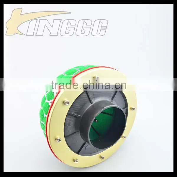 Good-quality 63MM Green Universal Turbo Car Air Intake With Sponge For Racing
