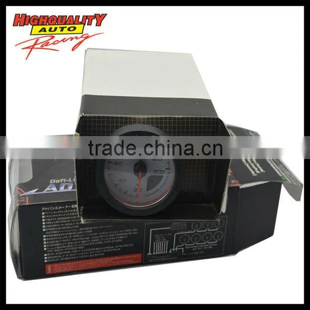 Top Sale Racing Car White Water Temp Meter