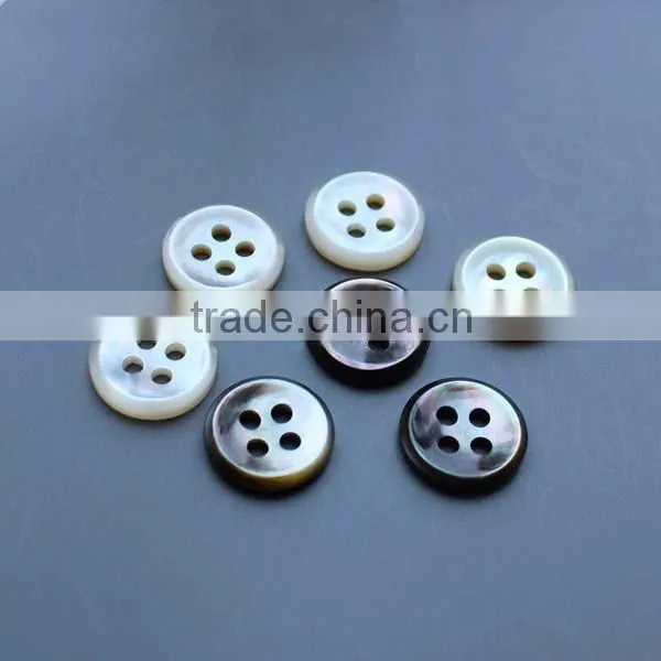 Shell button making machine blue natural pearl shank button for clothing