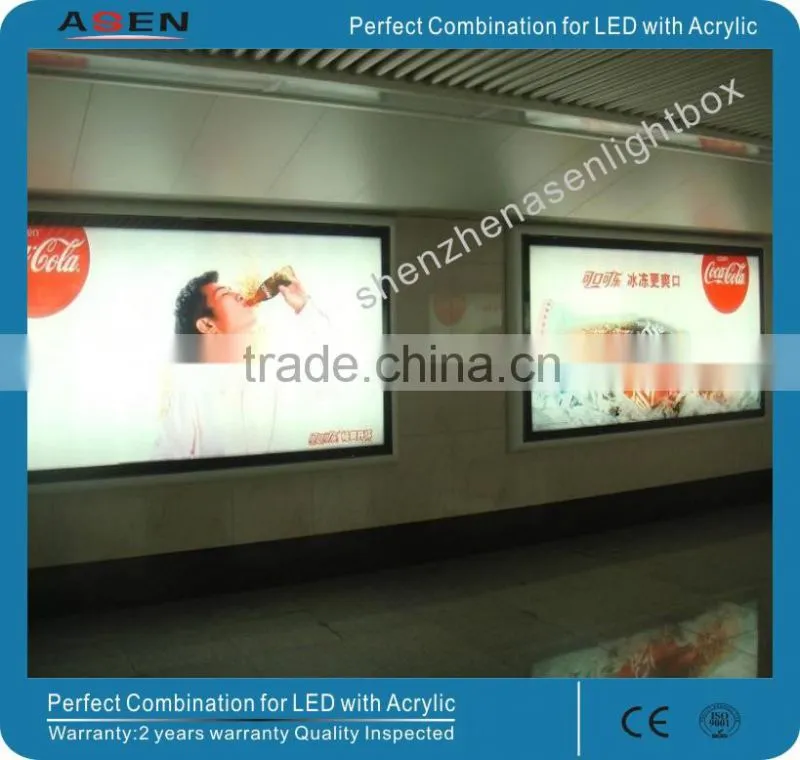 Loackable Outdoor LED Light Box 1200x2000mm