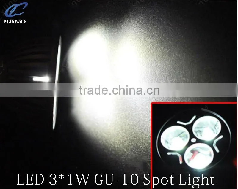 AC85V-265V GU10 power led bulb