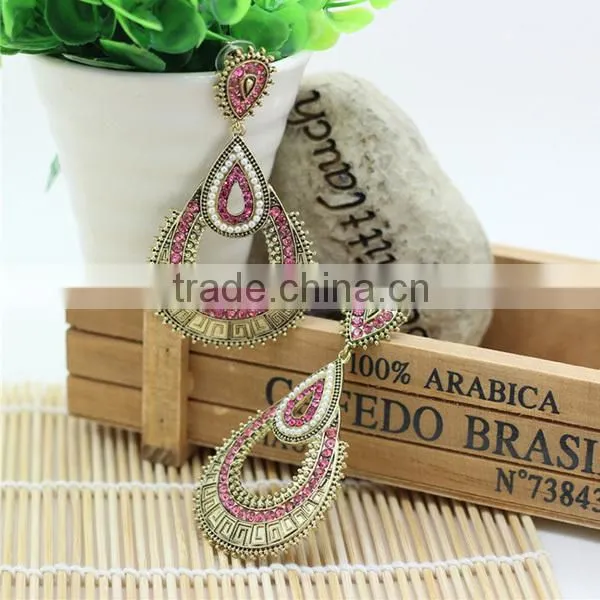 yiwu antique hanging bali dubai gold jewelry earring