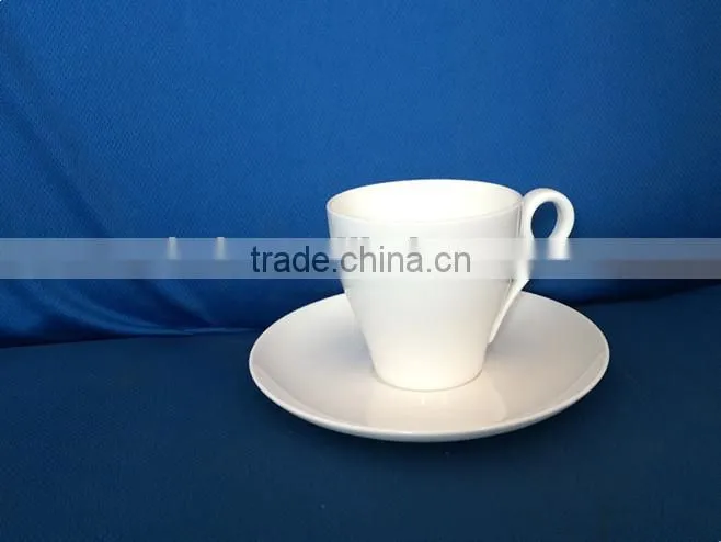 240cc promotional ceramic tea Bone China Cup&Saucer Set