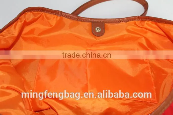 Wholesale Costom High Quality Fashionable Waterproof 600D Oxford Tote and Shoulder Women Bag
