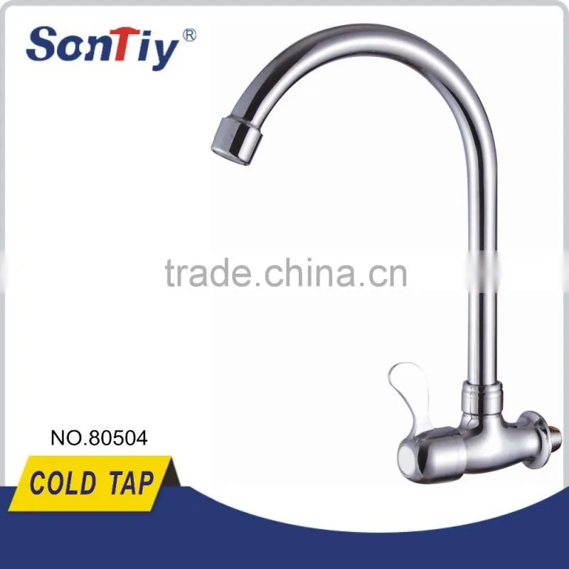 360 degree flexible structure design kitchen tap with cold water