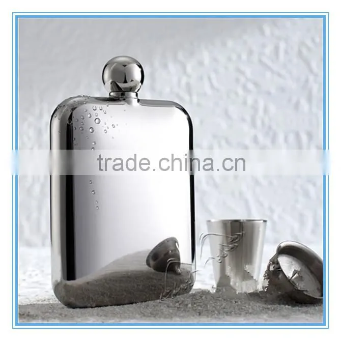 500ml laser welding copper black alcohol 6oz disposable hip flask with cigarette case