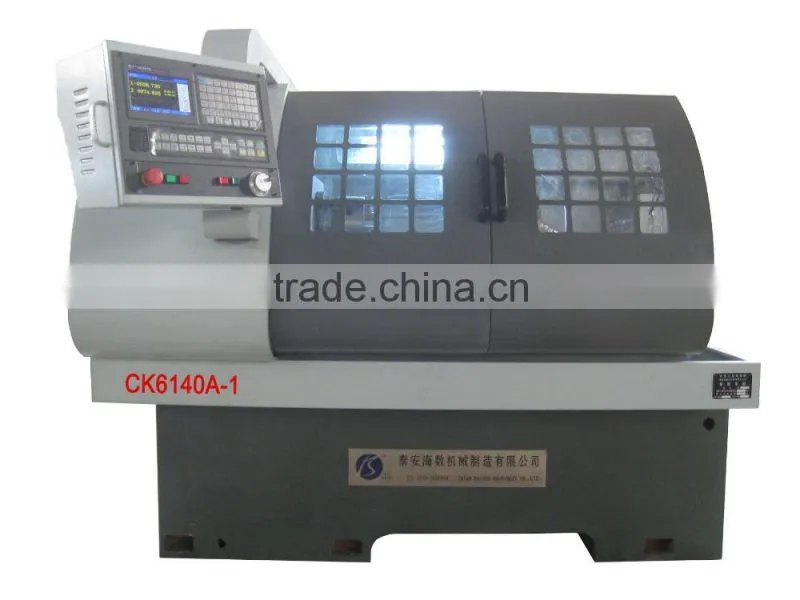Advanced level CK6140A CNC lathe with good overall rigidity