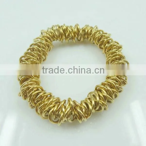 stainless steel jump ring bracelets fashionable bangle