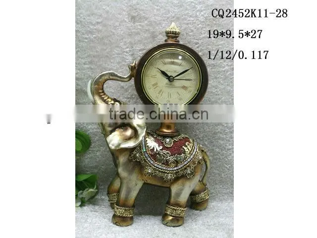 Funny Digital Clock on Elephant