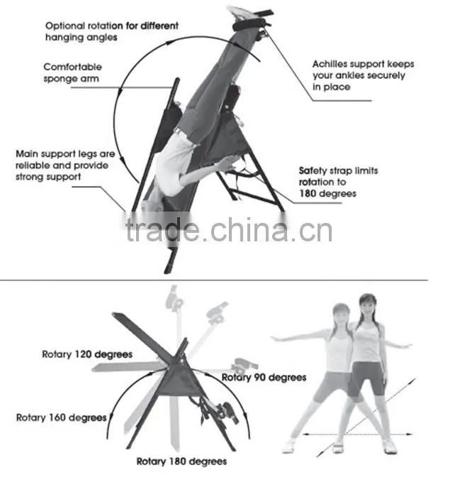 new product fitness sports stretcher exercise equipment inversion table
