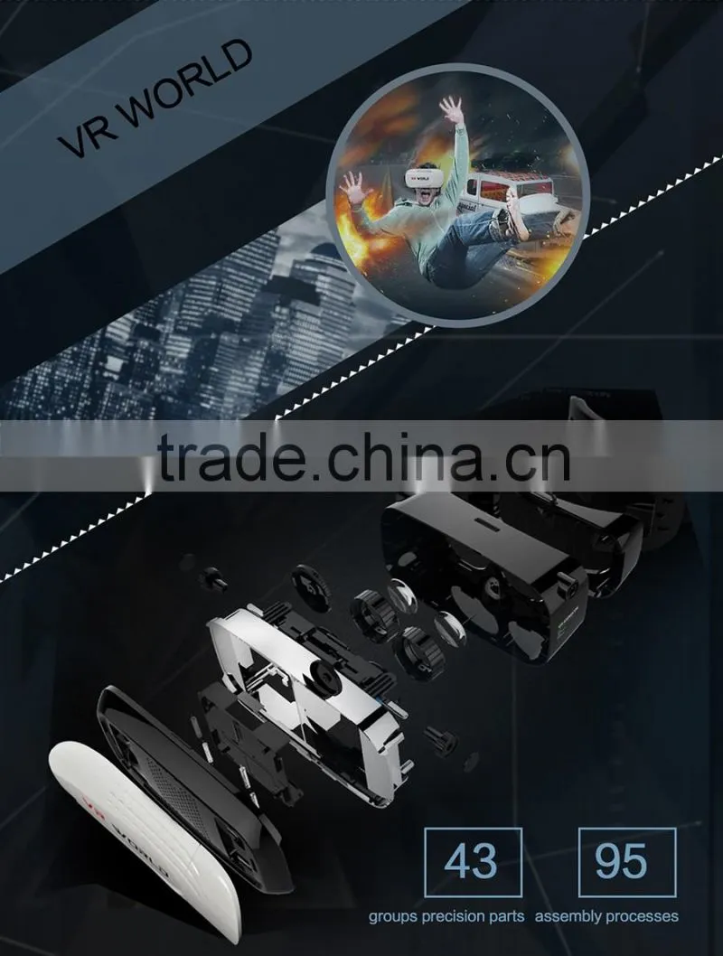 Vr headset vr box With Remote Bluetooth Control New Arrival VR 3D Glasses