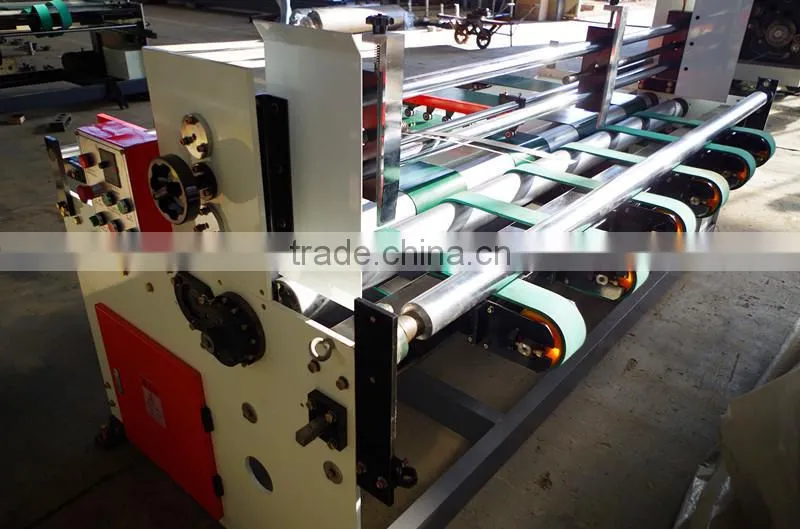 Paper feeding machine for water-ink printing&slotting machine