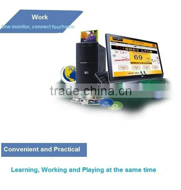 Hot Sale usb kvm switch 4 input 1 output