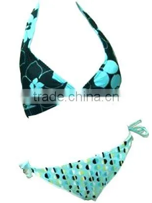 2016women sexy bikini swimwear swimsuit printing fabrics with lycra