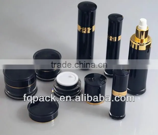 Wasp-waisted cosmetic packaging containers
