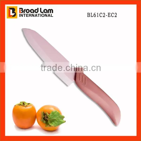 Healthy Anti-bacterial Ceramic Fruit Knife in Colorful Blade Size of 6 inch
