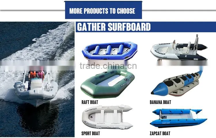 Gather High Quality Commercial outdoor fanny water sports luxury rib boat