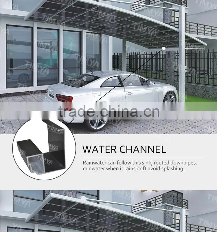 Top Quality outdoor strong and sturdy aluminum canopy carport