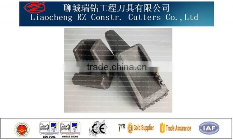 round shank flat teeth holder BHR73/auger bits with steped teeth holderBHR73