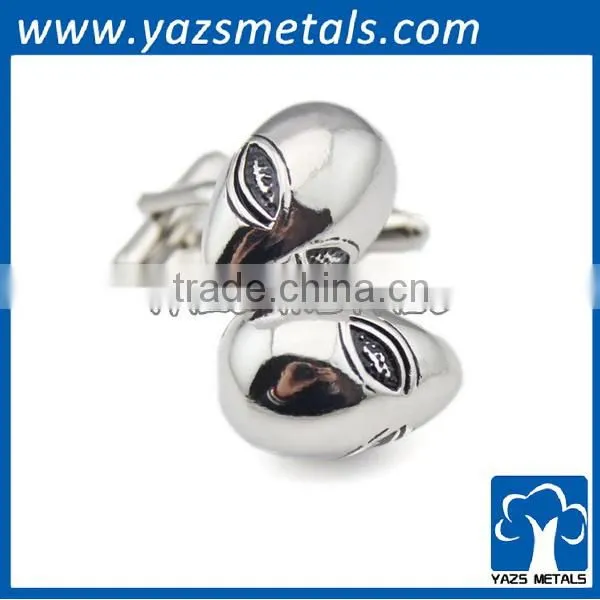Silver Custom logo Suit Shirt Cufflinks