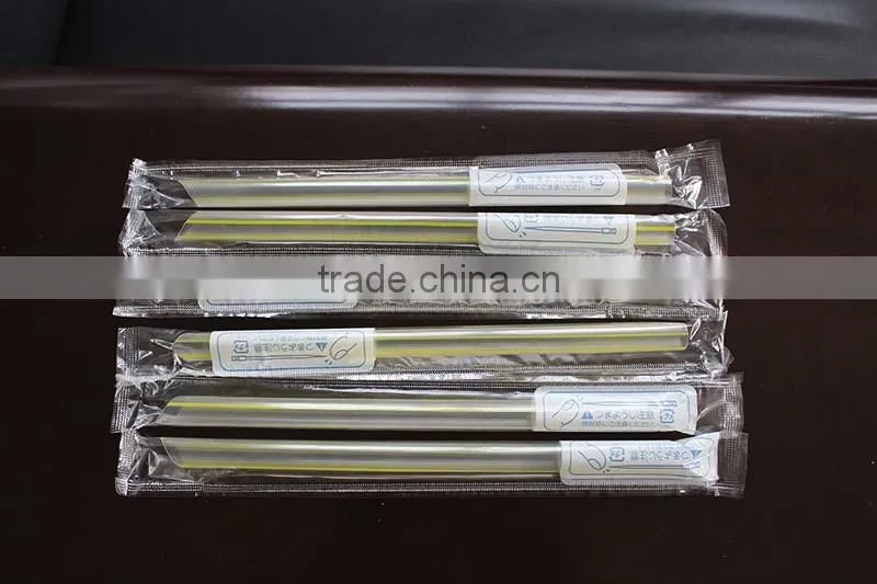 Automatic individual drinking straw packing machine