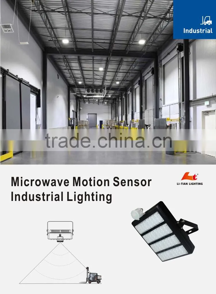 Factory odm excellent quality flood light led sensor light motion sensor light