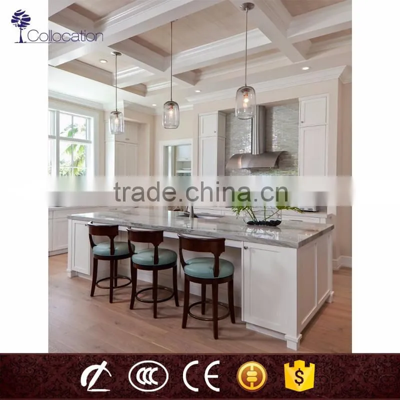 2015 European style Luxury solid wood simple designs accessories kitchen cabinet