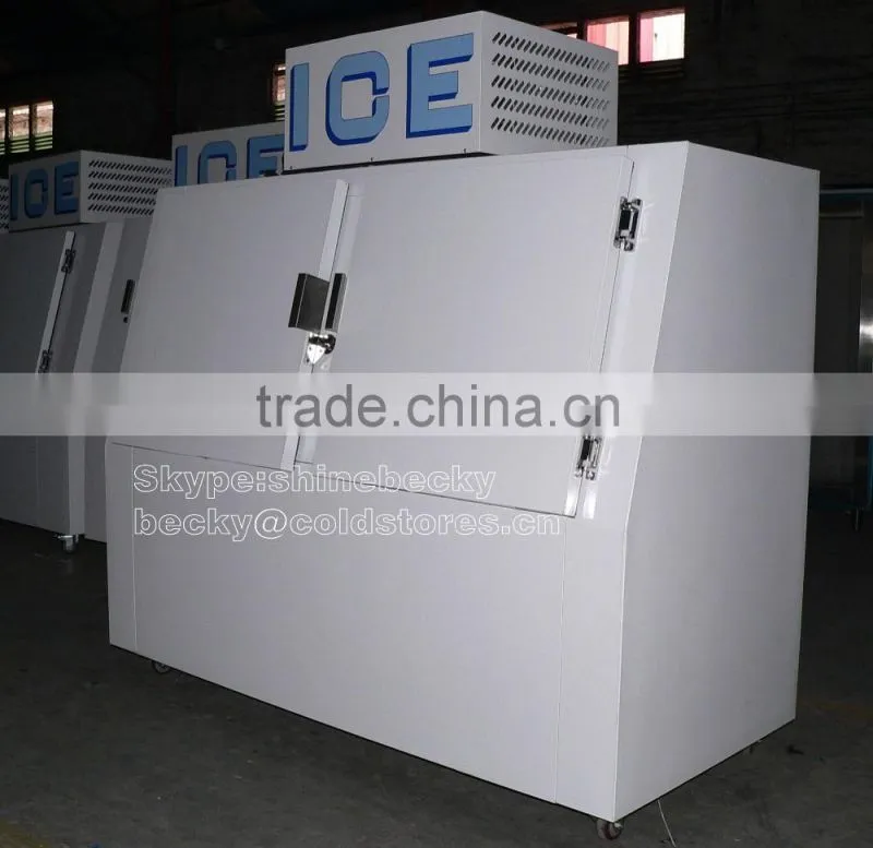 200 bag ice slant front ice merchandiser ice box for sale