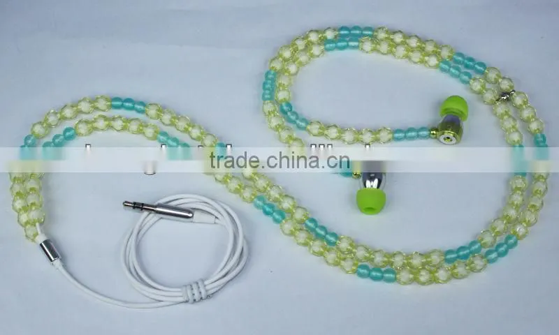 wholesale necklace brand earphone from China factory
