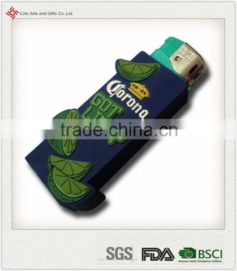 Promotional Gift Factory Price Silicone Cigarette lighter case lighter sleeve