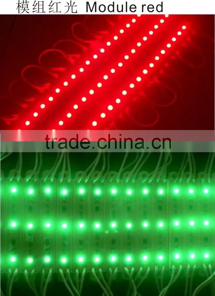 Outdoor sign backlight 3 years warranty lens 0.8W led module 2835 injection