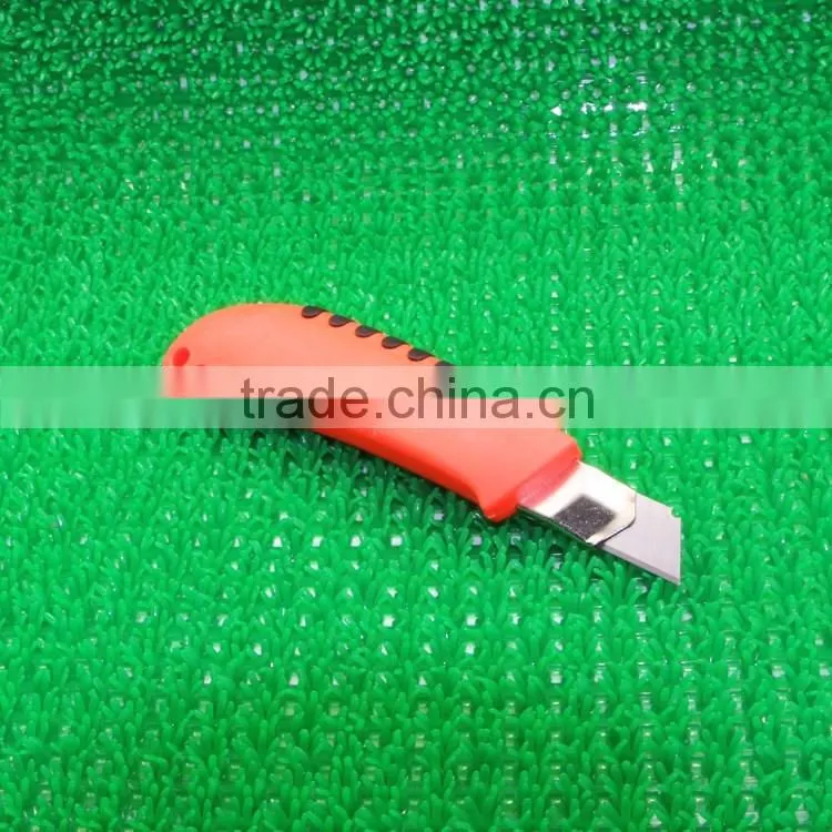 2016 High quality 18mm plastic wrap utility stainless steel art cutter knife