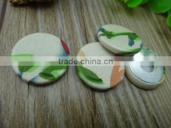 fashion garment accessory buttons to cover fabric metal