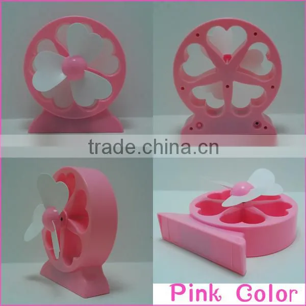 High quality USB cooling Lucky Flower desk fan for notebook, Summer gift,USB table Fan