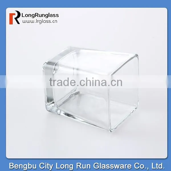 LongRun 6.7oz new square design short drinking glass cup and mug wholesale