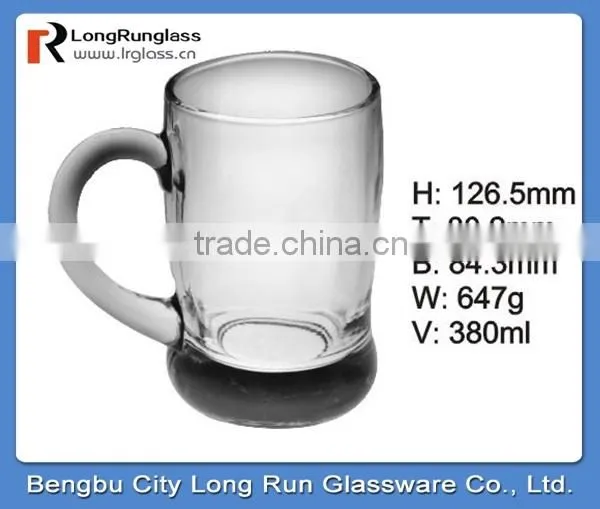 LongRun 8oz clear transparent drinkware custom classical design glass cup wholesale