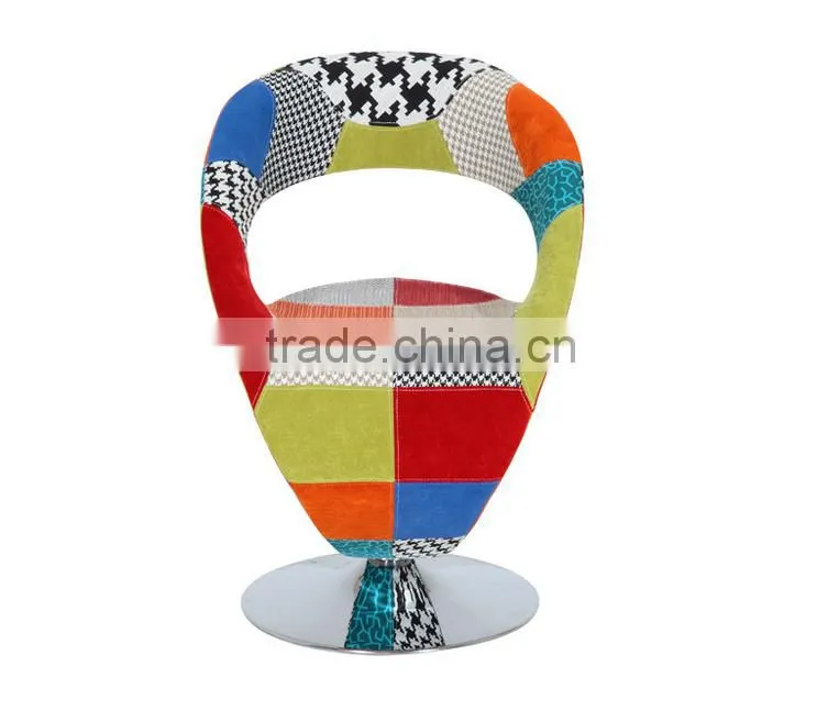 Modern Ergonomic Living Room Fancy Patchwork Chair