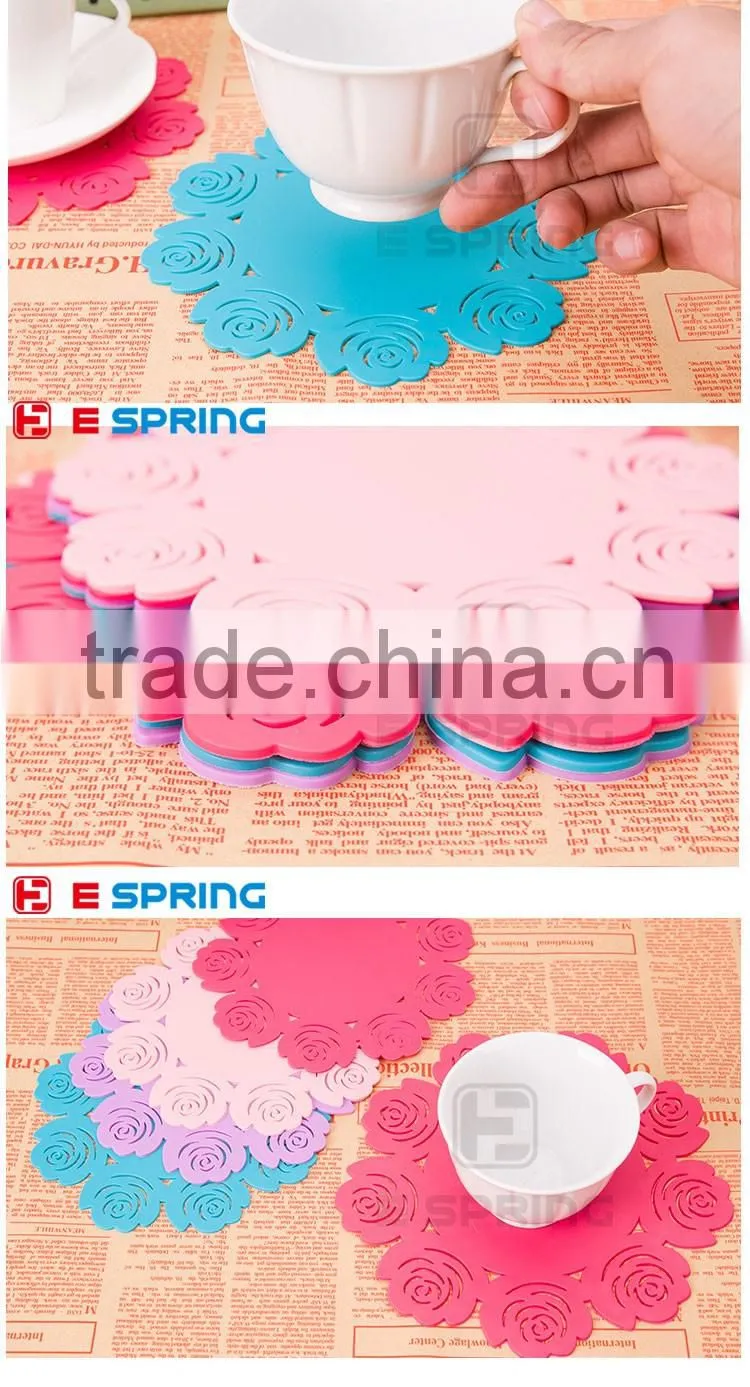 Fashion Lovely Thicken Heat-resistant Glass Table Coffee Tea Mat Pads