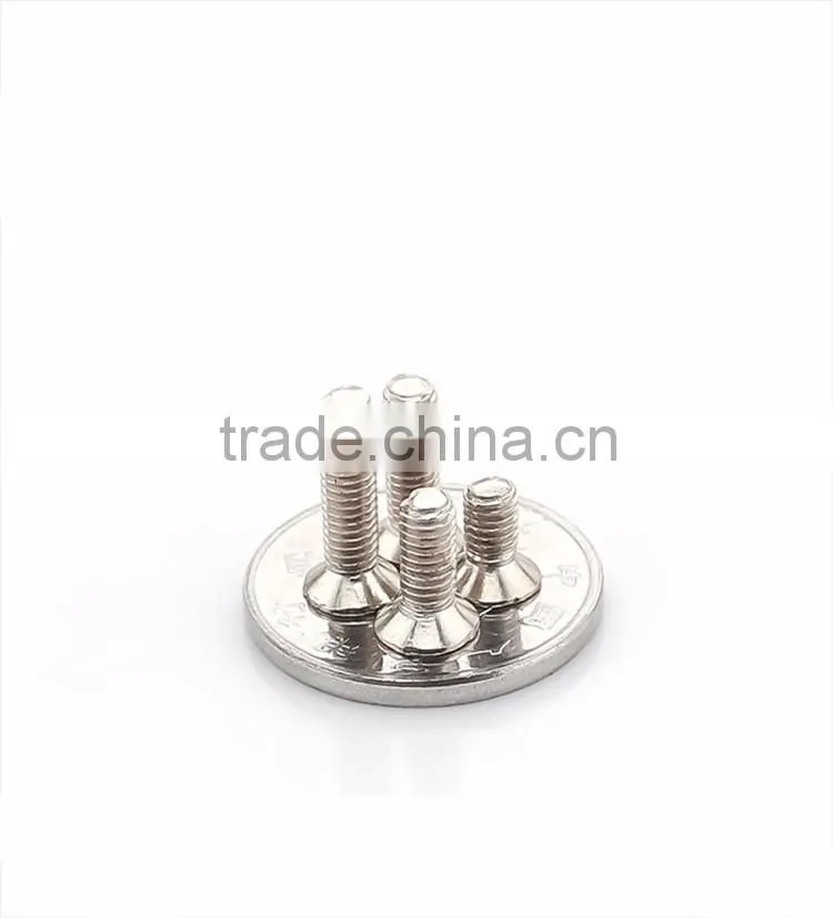 Carbon-steel black kilvery cross recessed plated flat head machine screw