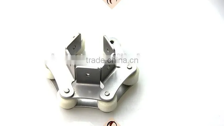 food line machine parts plastic large rollers sus conveyor chains with attachments