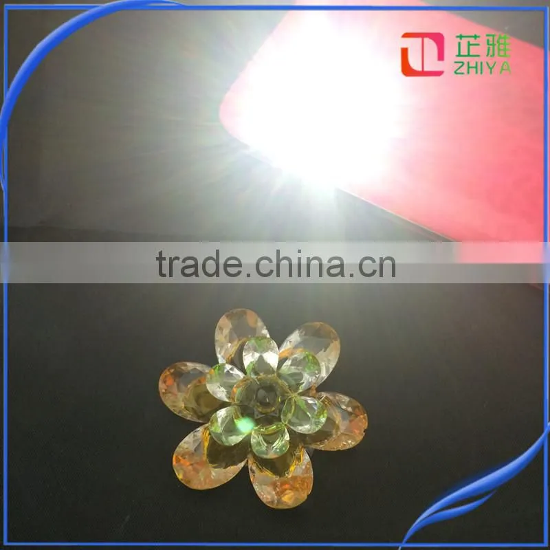 2015NEW flat back resin motif light crystal for led motif light