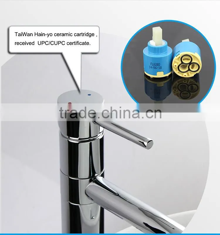 USA Wolverine Long Neck Brass Kitchen Faucet