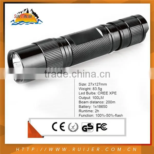Multi-function Popular Professional Aluminum Led Laser Flashlight