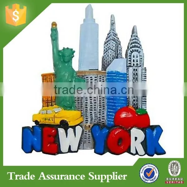 Custom souvenir magnet polyresin custom 3d fridge magnets